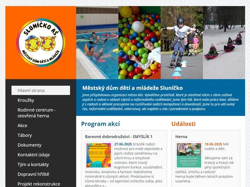 městský dům dětí a mládeže sluníčko