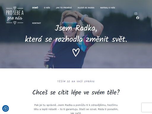 pro sebe a pro nás. objevte zdravé hubnutí bez jojo efektu s radkou vondrákovou. naučíte se hubnout udržitelně.