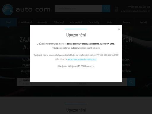 zajišťujeme prodej i výkup prověřených automobilů a servis již více jak 20 let.