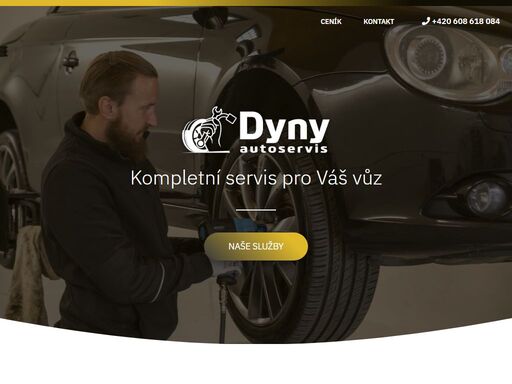 servis osobních vozů všech značek, pneuservis, servis klimatizace, diagnostika, geometrie podvozku a mnoho dalších služeb