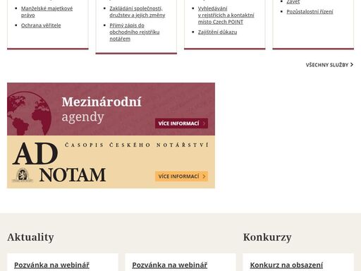 notářská komora české republiky. rychlé hledání notáře. nejčastější notářské služby. aktuality a konkurzy.