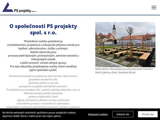 ps projekty spol. s r.o.- architektonická, projektová a inženýrská příprava staveb pro bydlení, administrativu, služby a průmysl.