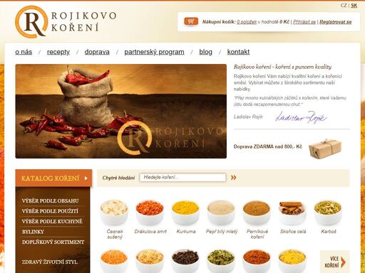 rojikovo koření jsou bylinky, koření a kořenící směsi, které vynikají svou kvalitou a cenou. nakupujte kvalitní koření online v našem eshopu.