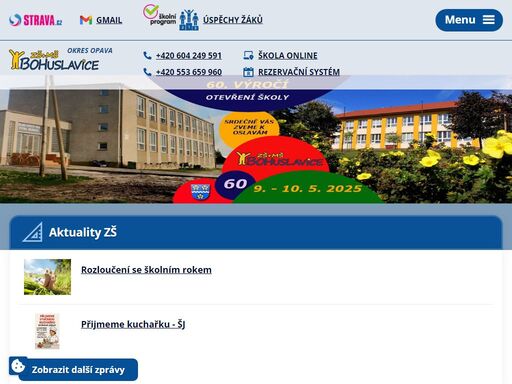 jsme moderní vesnická škola umístěná v centru obce. pracujeme podle nově zpracovaného švp „škola – základ života“. podívejte se na náš web.