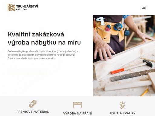 sníte o kvalitním nábytku na míru? navštivte truhlářství kudlička. jsme odborníci na zakázkovou výrobu nábytku (kuchyně, interiéry a mnohem víc).