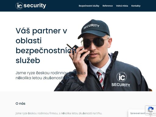 společnost ic security působí v oblasti bezpečnostních služeb. dále zajišťujeme kulturní, sportovní, společenské akce, takzvaně na klíč.