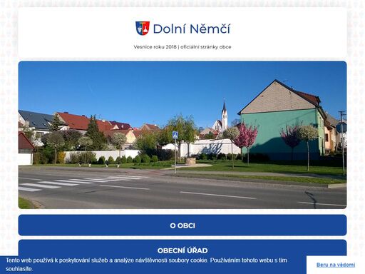 oficální stránky obce dolní němčí – vesnice roku 2018