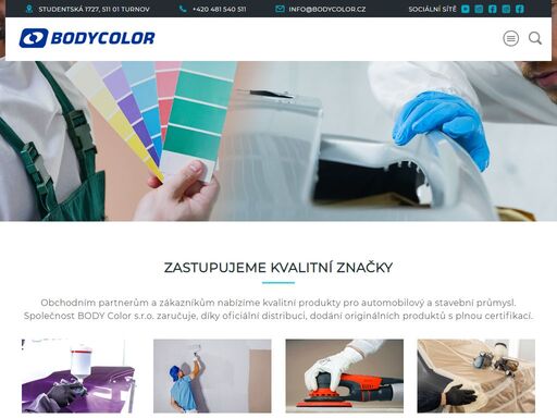 body color - nátěrové hmoty, barvy. výhradního dovozce zboží firem - hb body, vivechrom a alexport. prodej materiálů určených pro autoopravárenský průmysl
