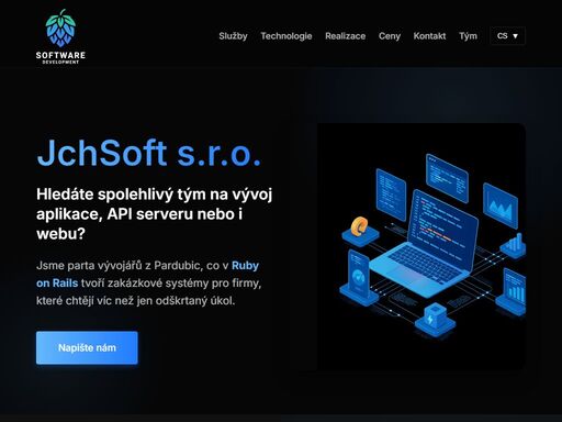 tvorba speciálních webů a internetových aplikací.