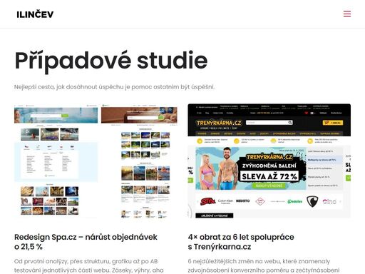 zlepšuji efektivitu webů a aplikací. pracuji chytře, zvyšuji vám konverze, obrat a zisk. píšu nejčtenější ux blog v čr, přednáším a školím.