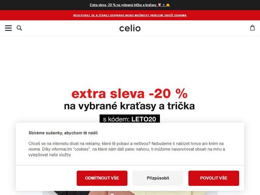 oficiální e-shop celio pro českou republiku. 