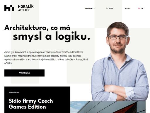 jsme architektonické studio mladých architektů pod vedením tomáše horalíka. tvoříme architekturu, co má smysl a logiku.