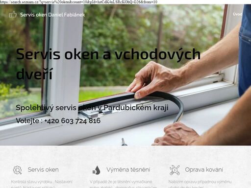provádím pozáruční servis oken a dveří