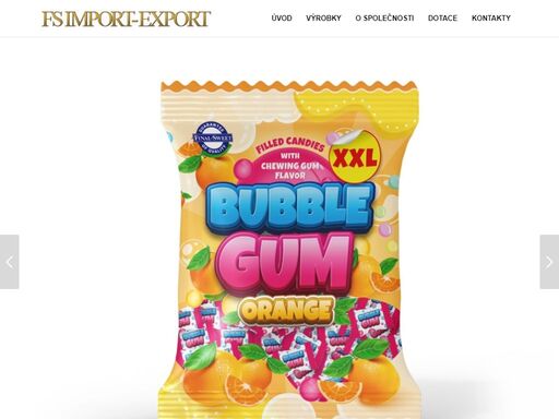fs import-export s.r.o., je jeden z nejvýznamnějších distributorů cukrovinek na českém trhu. nabízíme bonboniéry, bonbóny, čokolády, oplatky a další cukrovinky.