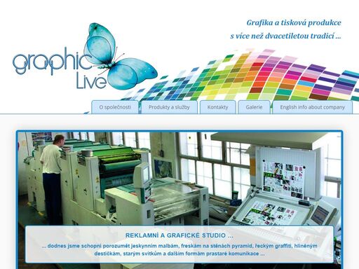 grafika a tisková produkce s více než dvacetiletou tradicí … on graphic live s.r.o.