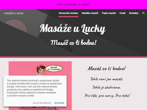 www.masazeulucky.cz