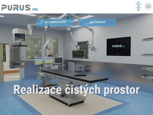 realizace čistých prostor