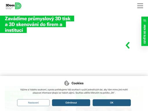 pomáháme firmám zavádět 3d digitální výrobu. poradíme s pořízením a využitím 3d skeneru anebo 3d tiskárny a jejich financováním.