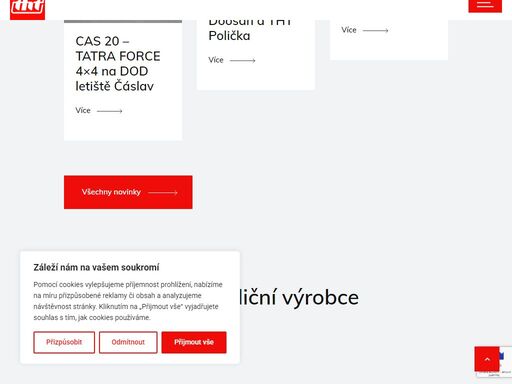novinky tht aktuality ze světa požární techniky tht 22. 5. 2025 cas 20 – tatra force 4×4 na dod letiště čáslav více 18. 3. 2025 podpis kupní