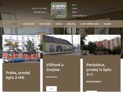 realitní kancelář se zajímavými nemovitostmi působící v brně, praze, táboře a českých budějovicích.