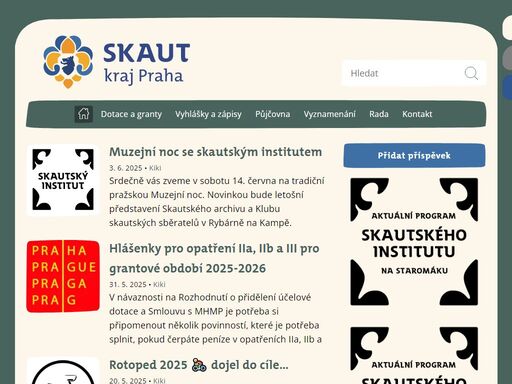 pro skautky a skauty nejen z prahy