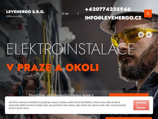 levenergo s.r.o. elektroinstalační práce v praze
