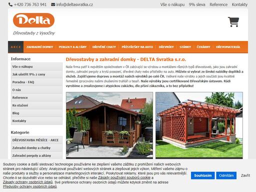 vyrábíme zahradní domky, chaty, pergoly, garážová stání, stánky i atypické stavby. prvotřídní kvalita - vše certifikováno dřevařským ústavem.