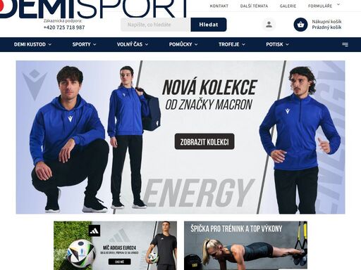 mějte na dresu své logo, fotbalové dresy s vlastním potiskem nejen pro kluby ale i pro rozhodčí. široký výběr sportovního oblečení na zimu i léto. - demisport.cz