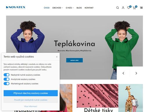dovážíme unikátní látky od roku 1991. dovoz a prodej metrového textilu v české a slovenské republice.