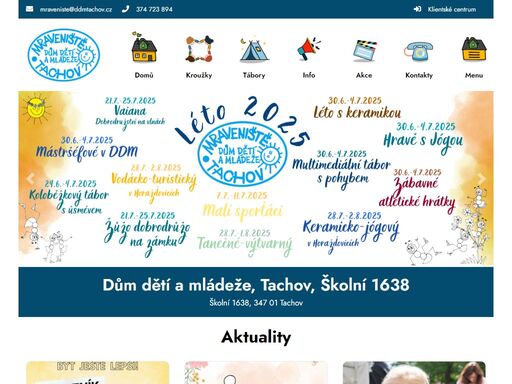 srdečně zdravíme všechny naše příznivce a kamarády. vítejte na naší oficiální facebookové stránce ddm tachov - mraveniště! 



