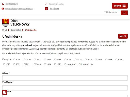obec velichovky se nachází v okrese náchod, kraj královéhradecký, zhruba 5,5 km západně od jaroměře. obec má bohatou historii. v obci žije asi 750 obyvatel. v obci je základní a mateřská škola.