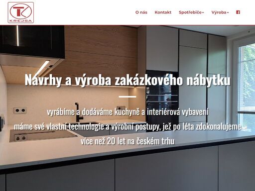 návrhy a výroba zakázkového nábytku