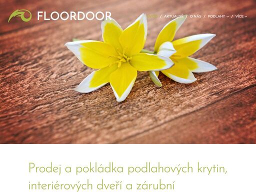 prodej a pokládka podlahových krytin, interiérových dveří a zárubní