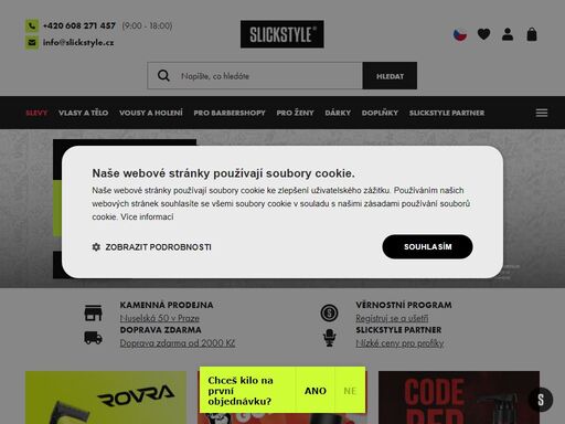 slickstyle je tu pro barbery a správné chlapy, kteří vědí co chtějí. máme vše k tomu, abys vypadal dobře!