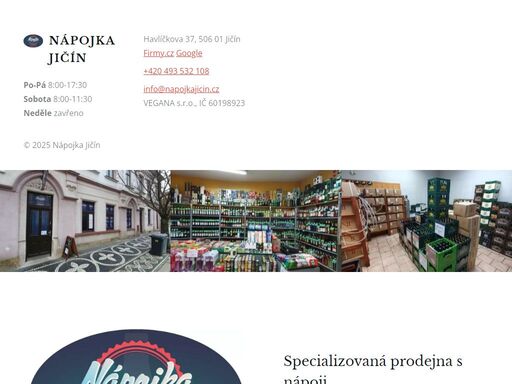 specializovaná prodejna s nápoji, luxusní destiláty, lihoviny & whiskey, dárková balení, široký výběr značkových vín
