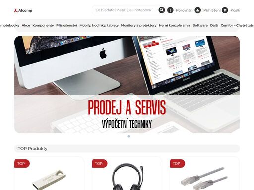 prodej a servis výpočetní techniky.