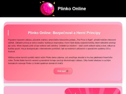 objevte plinko recenze: pravidla, tipy a jak hrát tuto zábavnou online hru s kuličkami. získejte výhry už dnes v 2025!