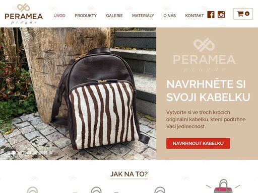 vytvořte si ve třech krocích originální kabelku, která podtrhne vaši jedinečnost.