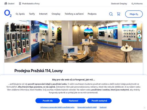 prodejna louny - pražská 114. o2 služby, telefony, zařízení a příslušenství nebo profesionální podpora a spoustu dalšího, to nabízejí všechny naše značkové prodejny.