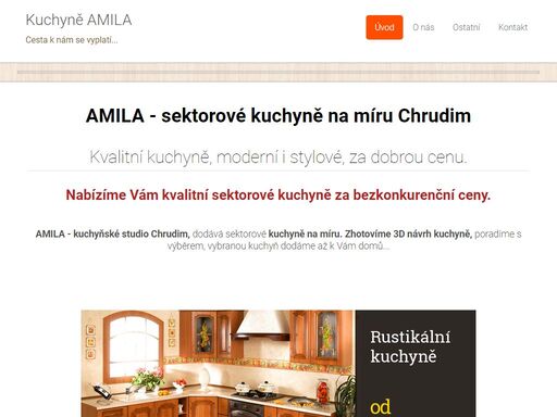 kuchyňské studio amila, výroba kuchyní na míru.