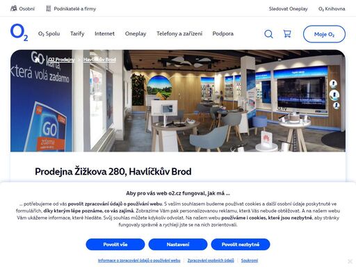 prodejna havlíčkův brod - žižkova 280. o2 služby, telefony, zařízení a příslušenství nebo profesionální podpora a spoustu dalšího, to nabízejí všechny naše značkové prodejny.