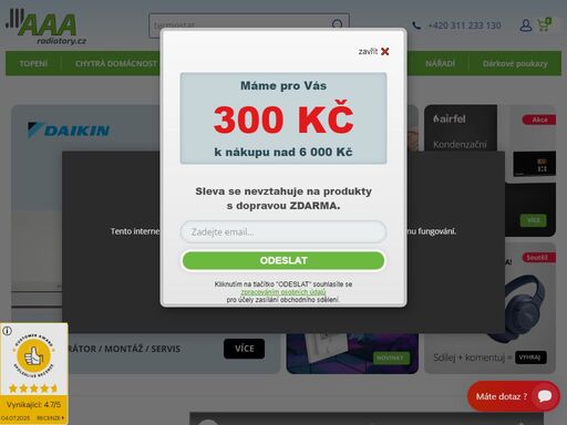 online nákup kompletní topenářské techniky přímo z našeho skladu přímo k vám do čr a svk. online poradenství, kvalita dodávaného zboží, rychlost dodávek.
