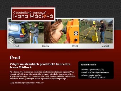 ivana mádlová - geodetická kancelář karlovy vary, reality