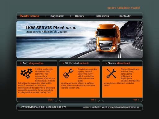 autoservis plzeň-opravy nákladních vozidel.opravujeme všechny značky nákladních vozidel.generálky motorů a převodovek,vložkování motorů,garanční prohlídky,stk.