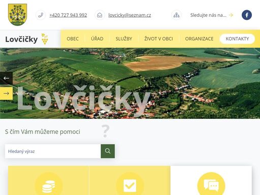 oficiální stránky obce lovčičky