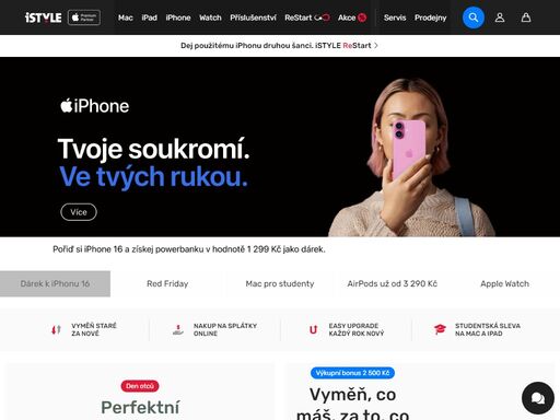 na apple produkty jsme experti. pro apple se chodí k nám. navštiv jednu z našich poboček nebo se podívej online. prvotřídní zákaznická péče je samozřejmostí.