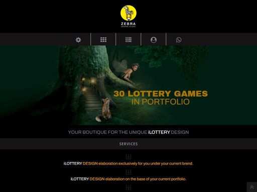 ilottery design, game design, web design.