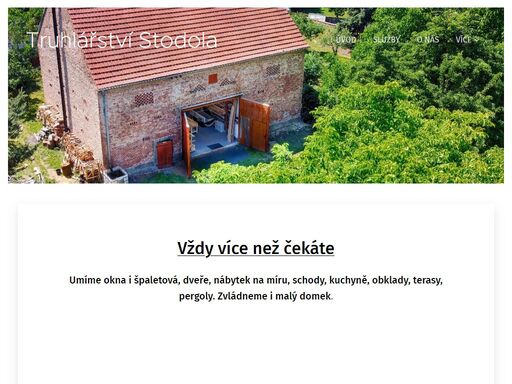 umíme okna i špaletová, dveře, nábytek na míru, schody, kuchyně, obklady, terasy, pergoly. zvládneme i malý domek.