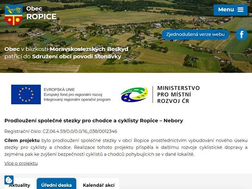 ropice je obec v podbeskydí ležící v širokém údolí řeky ropičanky, která pramení pod horou ropicí v katastru obce řeka a tak se také v horním toku jmenuje a posléze se vlévá do olše.