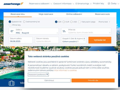 smartwings je největší českou leteckou společností a jeden z nejrychleji rostoucích leteckých dopravců ve střední evropě patřící do koncernu smartwings group.
